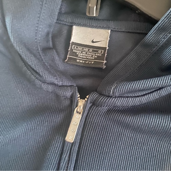 Nike Navy Blue Hooded Zip Up Jacket - Women’s L - Picture 6 of 6